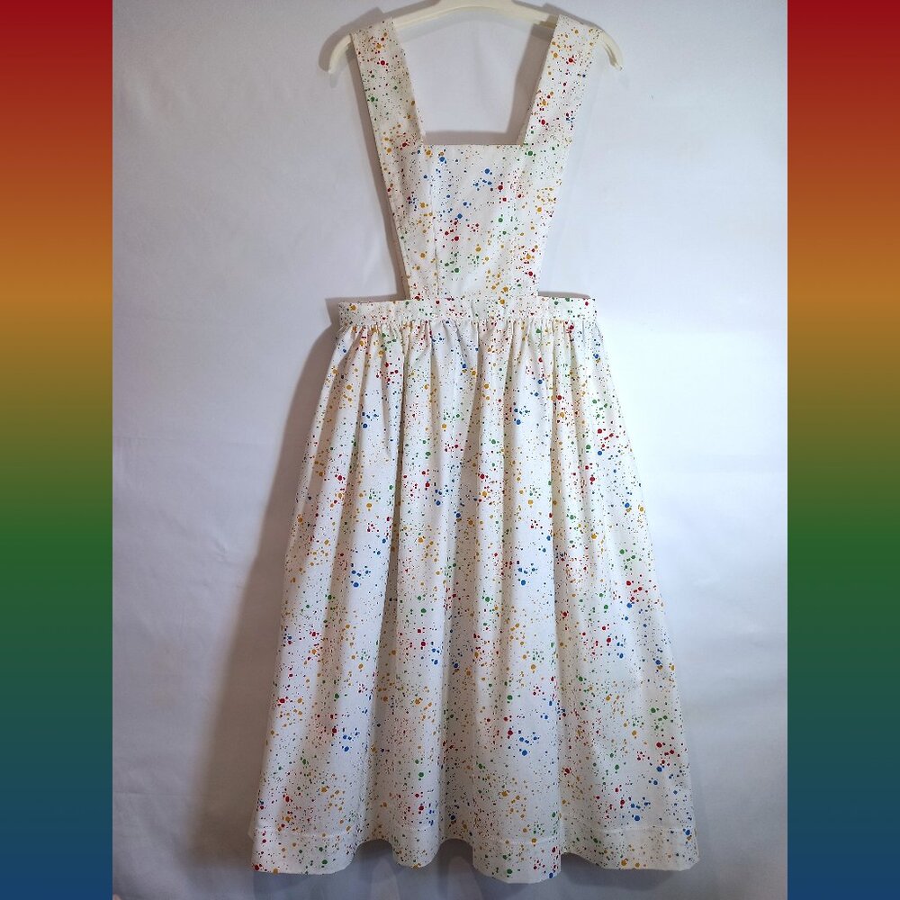 Handmade A-line Midi Pinafore Apron Pullover Jumper Butterick Pattern 6671 - Picture 3 of 13